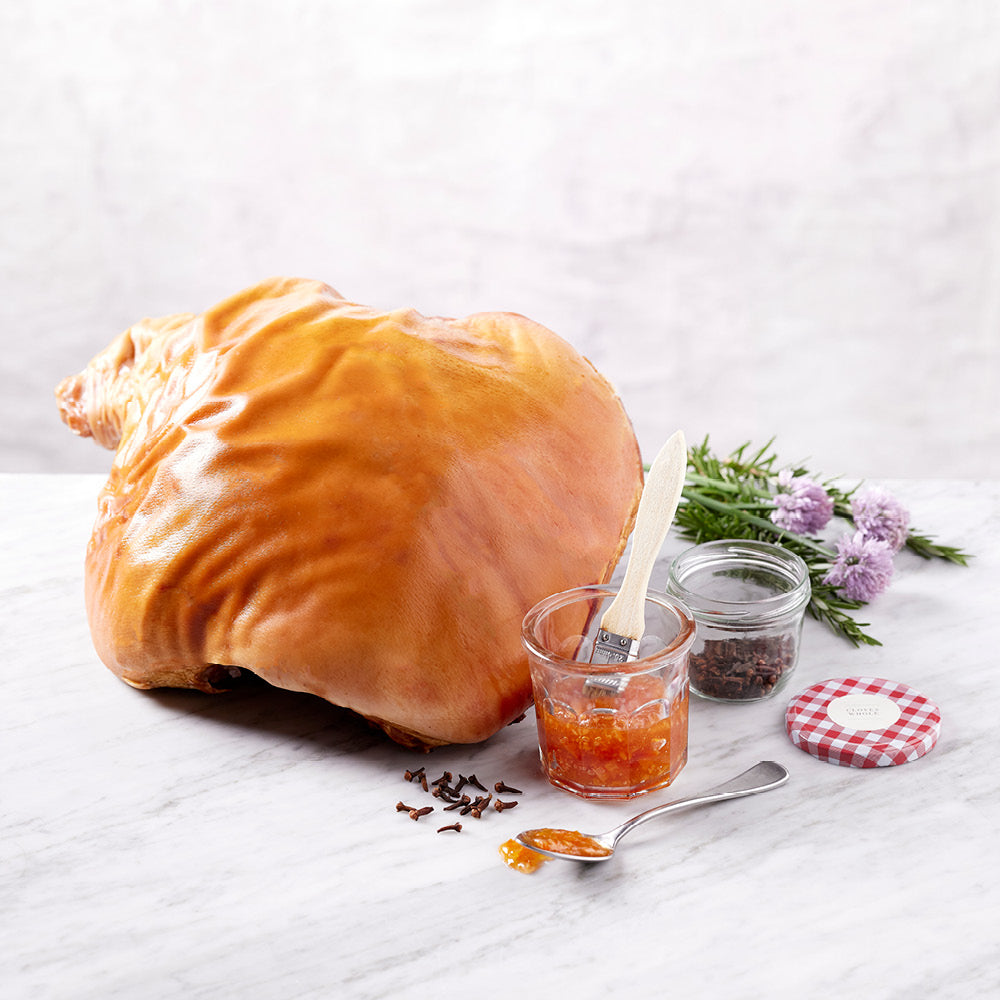 Christmas Free Range Ham On Bone (Full) - Traditionally Smoked onsite